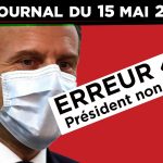 JT – Coronavirus : le point d’actualité – Journal du vendredi 15 mai 2020 avec Nicolas Dupont-Aignan