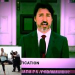 Justin Trudeau – Une application pour informer les gens exposés à la COVID-1984…