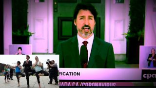 Justin Trudeau – Une application pour informer les gens exposés à la COVID-1984…