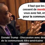 [VF] Donald Trump – Discussion avec des membres de la communauté Afro-américaine – 8 Juin 2020