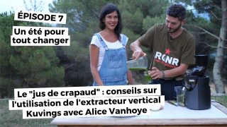 Le « jus de crapaud »:  comment utiliser l’extracteur vertical avec Alice Vanhoye (Kuvings)