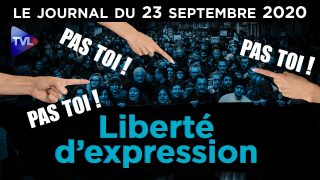 Liberté d’expression : la blague de la bien-pensance – JT du mercredi 23 septembre 2020