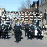 ActuQc : Forces de l’ordre – Marche 20 mars