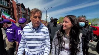 Entrevue avec MAXIME BERNIER à la marche « Québec Debout », le 1er mai 2021 à Montréal