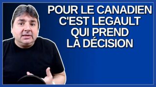 Pour le canadien, on fait des recommandations mais c’est Legault qui prend la décision.