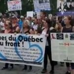 ActuQc : La Marche Québec Pro Choix – Avant Début + Marche des Zombies + Danser Encore