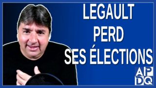Legault perd ses élections