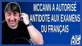 McCann a autorisé Antidote au examen du français