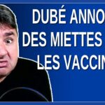 Dubé annonce des miettes pour les vaccinés