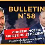 Bulletin N°58. Poutine : conférence de presse, OTAN vs Paix, ukraineries, gaz pour tous. 27.12.2021.