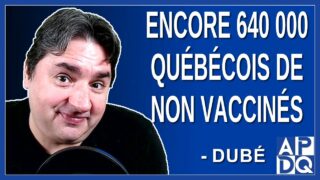 On a une augmentation de cas même si omicron n’est pas encore établi au Québec
