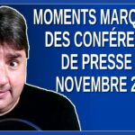 Moments marquants des conférences de presse de novembre 2021 au Québec