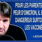 Pour les parents qui ont peur d’omicron, il est moins dangereux surtout pour les vaccinés