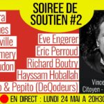 🗂 SOIRÉE DE SOUTIEN #2 📕 Soutien à Vincent FRÉVILLE 👨‍👩‍👧‍👦 15 participants 📆 24-05 ⏱ 20h30