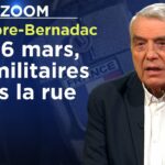 Le 26 mars, des militaires dans la rue – Le Zoom – Jean-Pierre Fabre-Bernadac – TVL