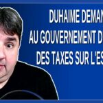 Duhaime demande au gouvernement d’enlever des taxes sur l’essence