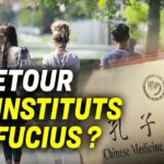 Les instituts Confucius remplacés par de nouveaux programmes ; Graves inondations en Chine