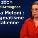 Giorgia Meloni : le pragmatisme à l’italienne – Le Zoom – Marie d’Armagnac – TVL