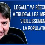 Legault va réexpliquer à Trudeau les impacts du vieillissement de la population.
