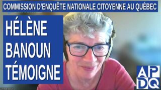 CeNC – Commission d’enquête nationale citoyenne – scientifique Hélène Banoun témoigne censuré