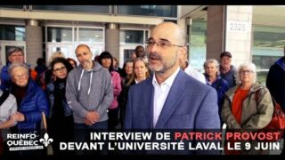 Patrick Provost devant l’Université Laval pour son audience