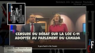 Censure du débat sur la LOI C-11 adoptée au parlement du CANADA