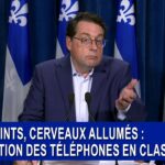 📱 Écrans éteints, cerveaux allumés : L’interdiction des téléphones en classe. M. Bernard Drainville