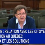 Commission : relation avec les citoyens – L’Immigration au Québec : Les Enjeux et les Solutions