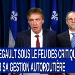 François Legault sous le feu des critiques pour sa gestion autoroutière