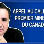 Appel au calme du premier ministre du Canada M. Justin Trudeau
