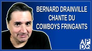 Bernard Drainville chante du Cowboys Fringants