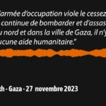 Gaza: Israël ne respecte pas le cessez-le-feu