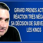 Girard prends acte de la réaction très négative de sa décision de subventionner les Kings