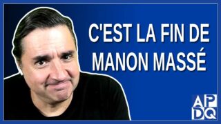 C’est la fin de Manon Massé comme co-porte-parole de QS