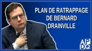 Plan de rattrapage scolaire de Bernard Drainville