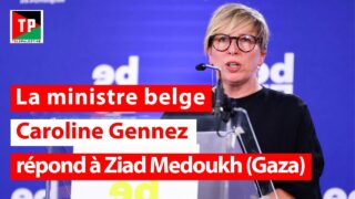 La ministre belge Caroline Gennez répond à Ziad Medoukh (Gaza)
