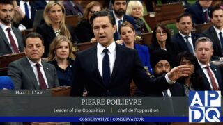 Expulsion Choc de Pierre Poilievre à la Chambre des Communes