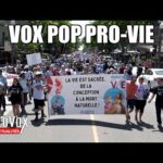 Marche Pour la Vie 1er juin 2024 – Vox Pop Pro-Vie