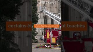Incendie de la cathédrale de Rouen #Incendie #Cathédrale #Rouen #NTD