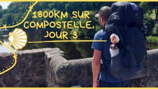 1800km sur #compostelle Jour 3 Saint Léonard de Noblat Aix sur Vienne 27km #voiedevezelay