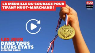 La médaille du courage pour Tifany Huot-Marchand !