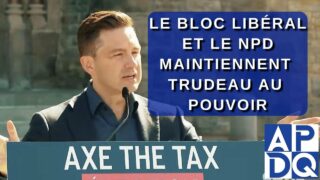 Le bloc libéral et le NPD maintiennent Trudeau au pouvoir