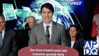 13 septembre 2024 Le PM Trudeau et le PM du Québec François Legault font une annonce au sujet du sec