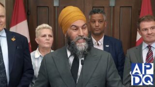 16 septembre 2024 point de presse de Singh ses priorité pour la rentrée parlementaire