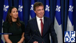 17 sept 2024 Point de presse du PLQ avec Tanguay et Rizqy