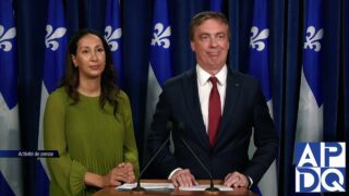 19 sept 2024 Point de presse du PLQ avec Tanguay et Rizqy