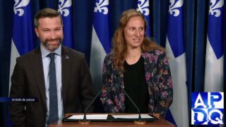 25 sept 2024 – Point de presse du QS avec GND et Labrie