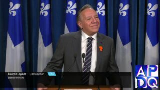 26 sept 2024    Point de presse de François Legault