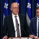 27 sept 2024 – Point de presse du PQ avec Paradis et Arseneau