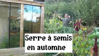 Une serre à semis en automne/hiver